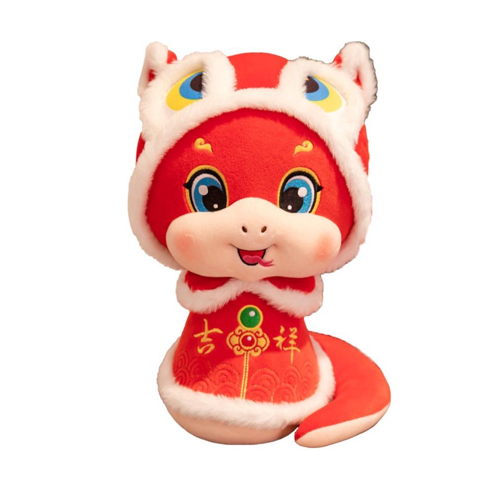 PP Cotton 2025 Snake Year Plush Mascot Stuffed Animal Lucky Snake Doll Plushies  Children