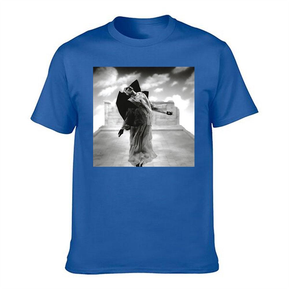 Unisexs Cotton Short Sleeve Tshirt With Surreal Dark Art Print Loose Fit Casual Tee For Daily Wear And Street Style