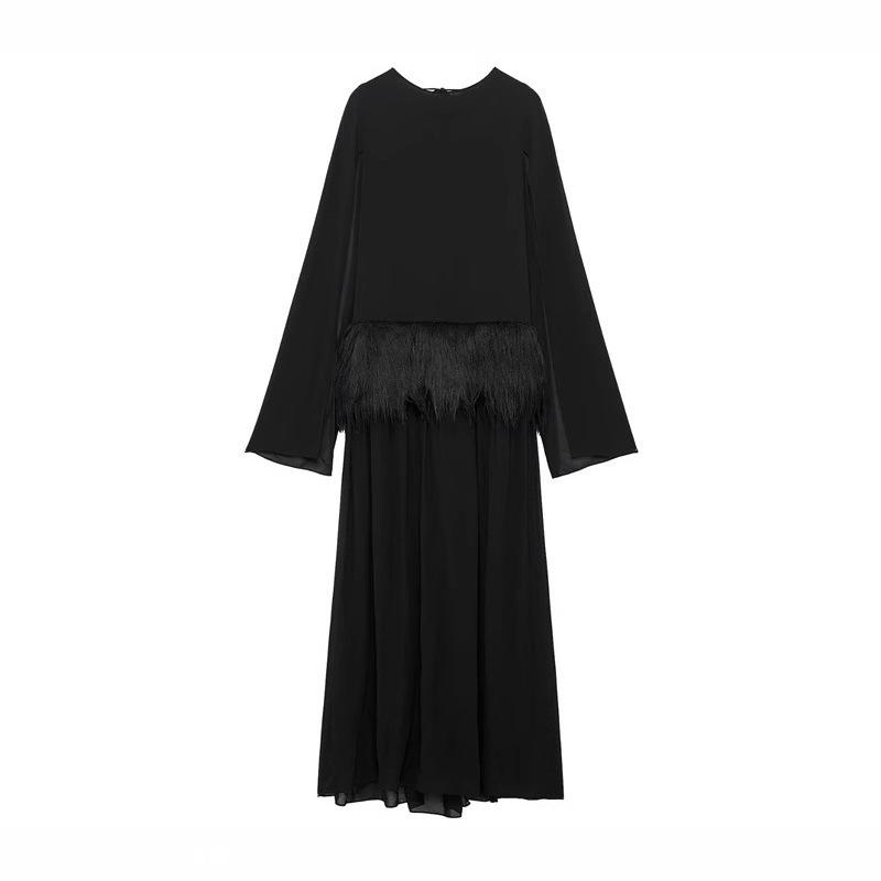 

TAOP&ZA Women s European & American Style Long Sleeve Spring Fashion Dress Small