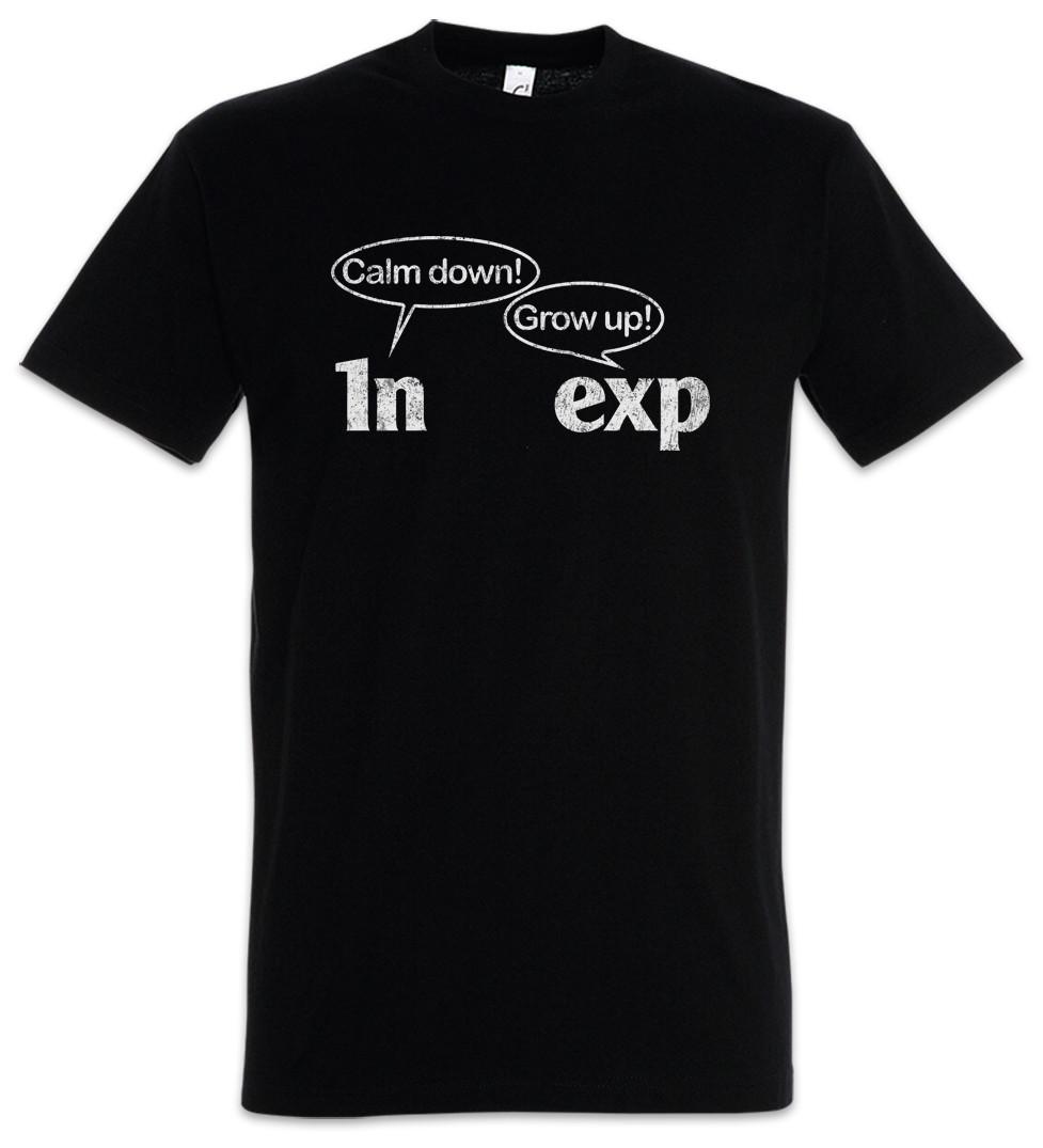 Calm Down Grow Up T-Shirt Maths Mathematics Teacher Professor Fun Geek Nerd Pi M