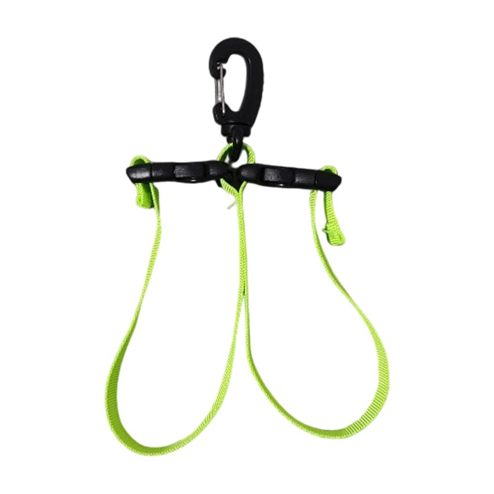 Scuba Diving Fin Mask Holder with Swivel Clip - Flippers Keeper Quick Release Buckle Webbing Strap for Diving 3