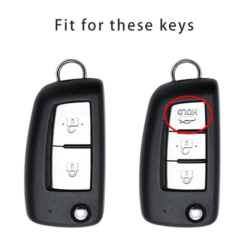 2/3/4 Button Shell Fob For Nissan Xtrail Sunny Cefiro A32 Qashqai J11 Juke Tpu Car Remote Flip Key Case Cover Accessories