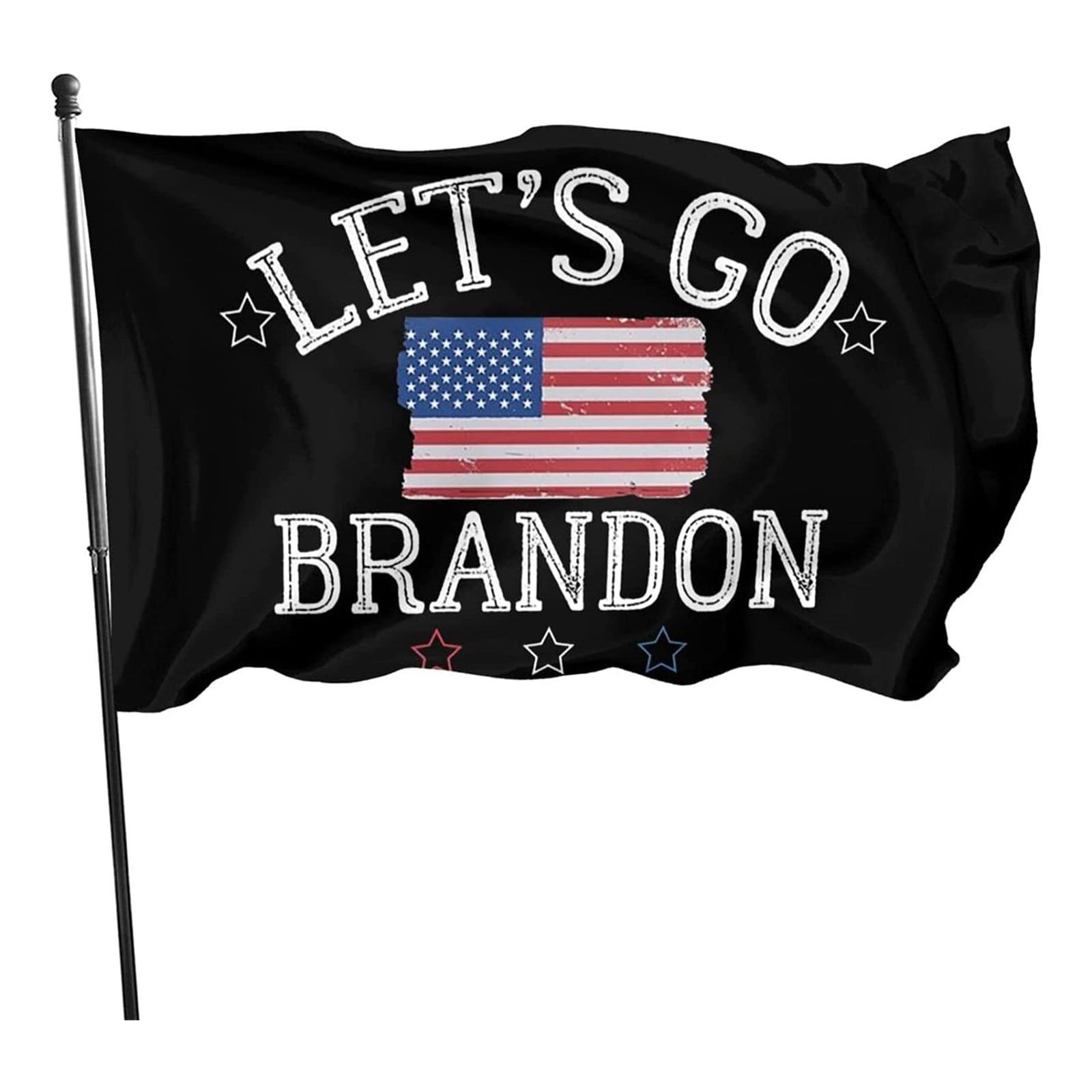 

LET S BRANDON Flag 90*150cm Outdoor Banner Interior Decoration