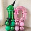 53pcs Wicked Themd Birthday Party Decoration Magic Witch Balloon 32inch Pink Green Number Balloon Boy Girl Birthday Baby Shower
