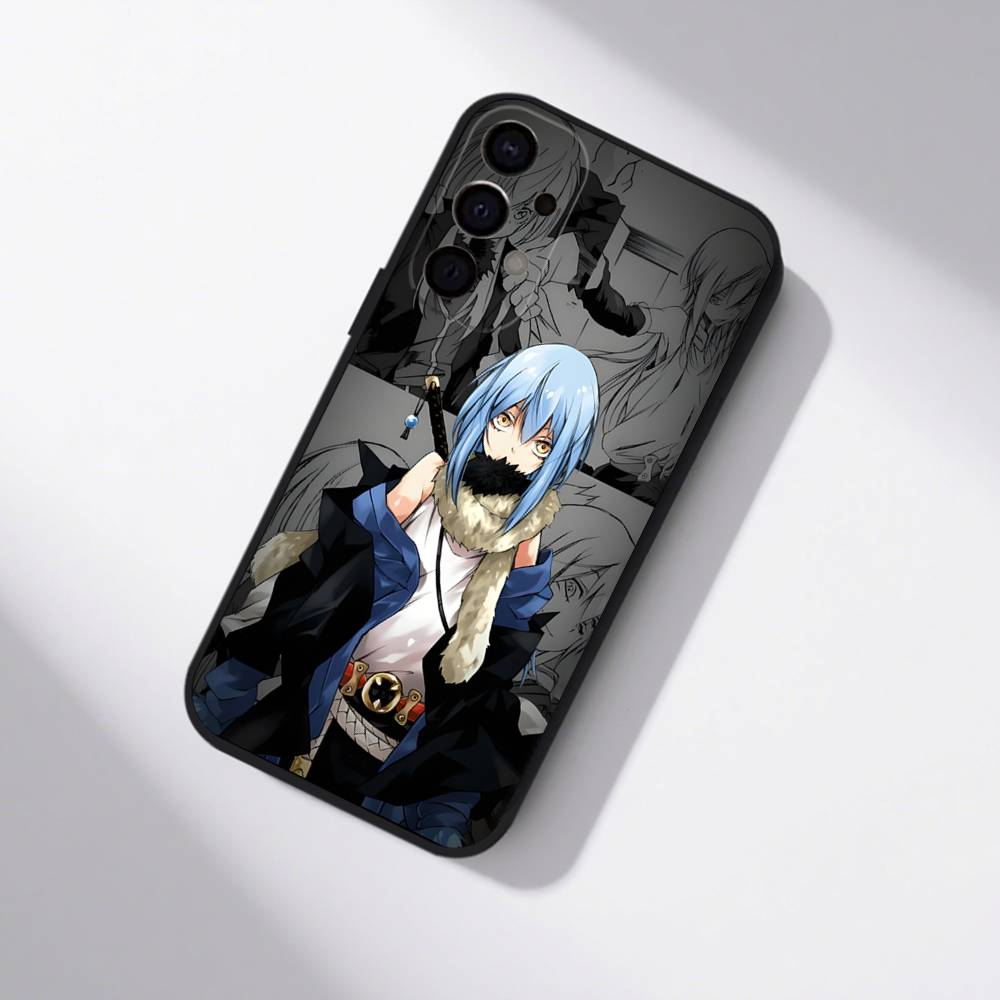 T-Tensei Slime R-Rimuru Anime Phone Case For Samsung S25,S24,S21,S22,S23,S30,Ultra,S20,Plus,Fe,Lite,5G Black Cover