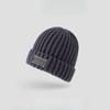 Wool Hat for Men Autumn and Winter Warm Pile Pile Hat Thickened Loose Head Circumference Face Small Cold Hat Knitted Hat