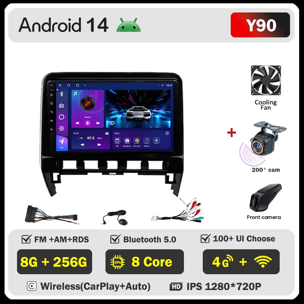 For Nissan Serena 5 V C27 2016 - 2021 Car Radio Player Car Carplay Screen Autoradio Mirror Link Car Intelligent Systems 8 Core