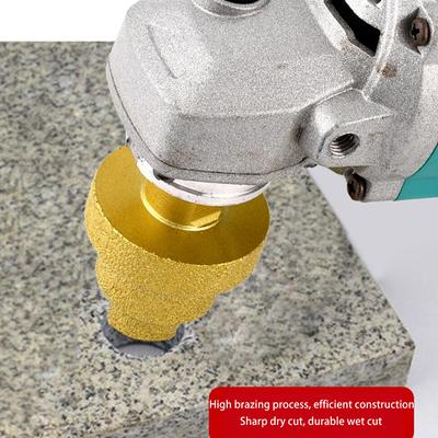 1Pc Milling Tile Cutter Marble Reamer Masonry Drilling Crowns Construction Tool M10 Diamond Chamfer Router Bits Hole Saw
