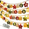 1.5M 10-Light Christmas String Lights for Holiday Decorations