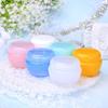 Travel Bottle Cosmetic Containers 30g Refillable Plastic Small Leak Proof Cream Jars 6pcs