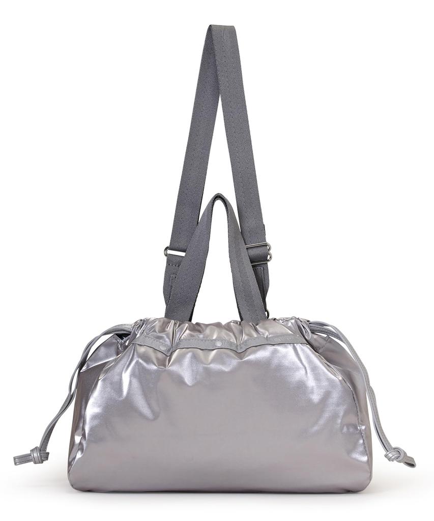 CITY DRAWSTRING BAG Silver E/W /1084/Uptown Shine/Silver