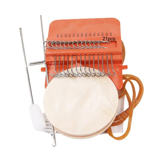 Yousheng Knit Patch Loom Kit Knitting Repair Patch Loom Knit Patch Maker Kit Portable Patch Darning Loom for Mending Worn Spots Holes