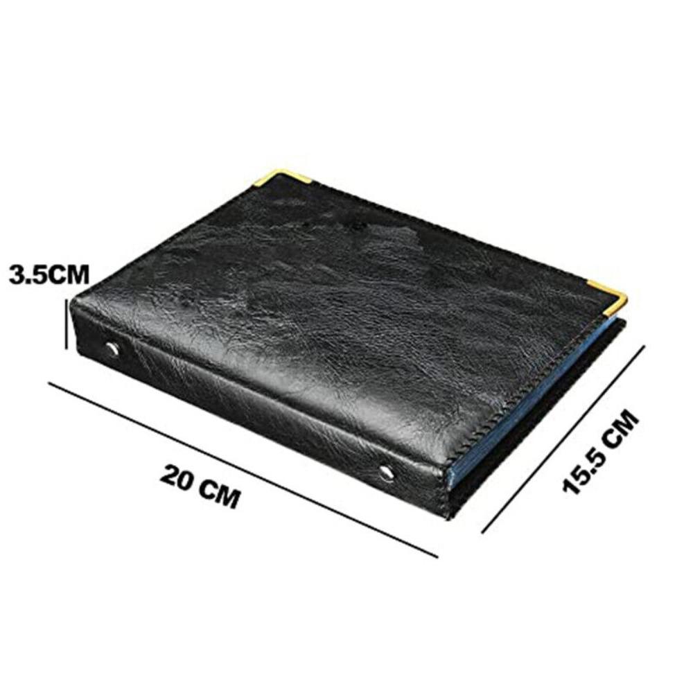 480Pieces Artificial Leather Cover, Penny Coin Storage Bag Coins Storage Holder Book Scrapbook