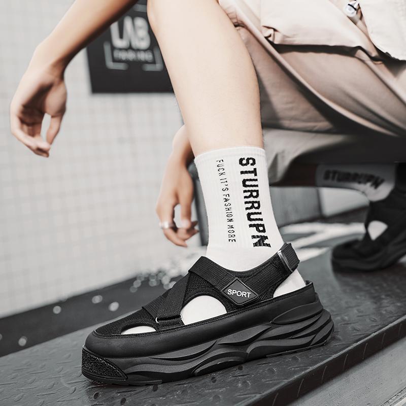 Nuove Scarpe Uomo Traspiranti Sottili Moda Sandali Casual Uomo Sandali da Spiaggia Antiscivolo Esterni Sandali Piattaforma da Uomo