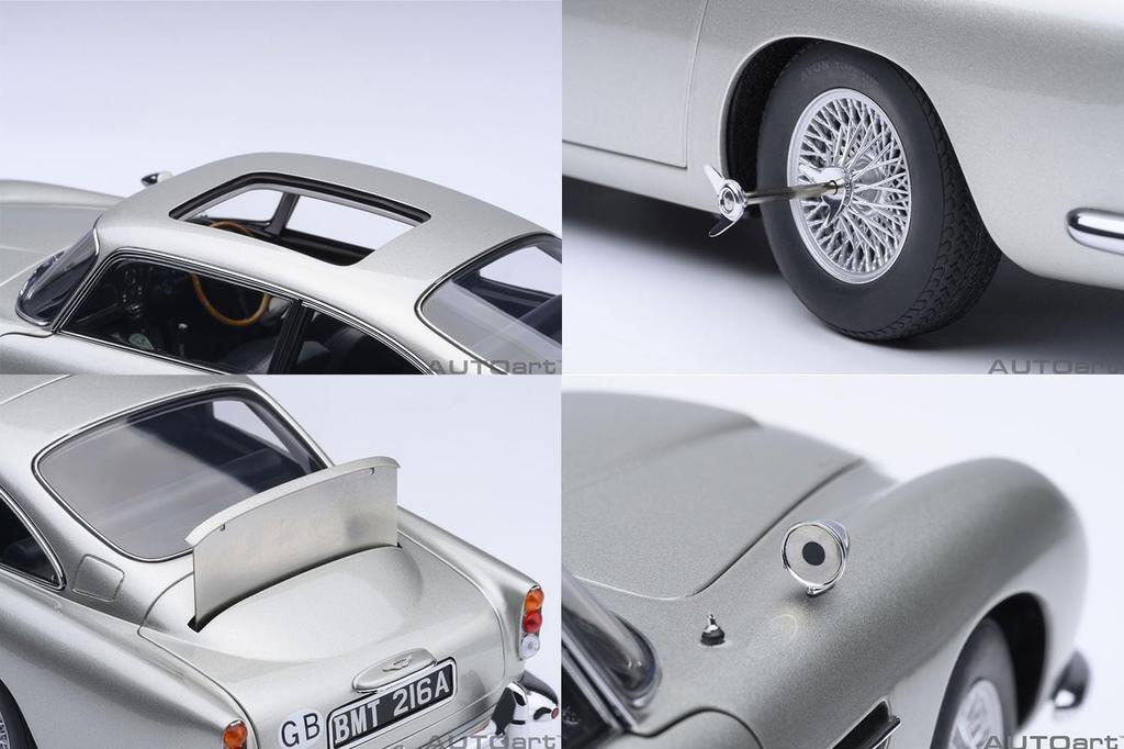 AUTOart Scale Aston Martin DB5 Bond Finished 70296 1/18 "007/Goldfinger" Car, Model,