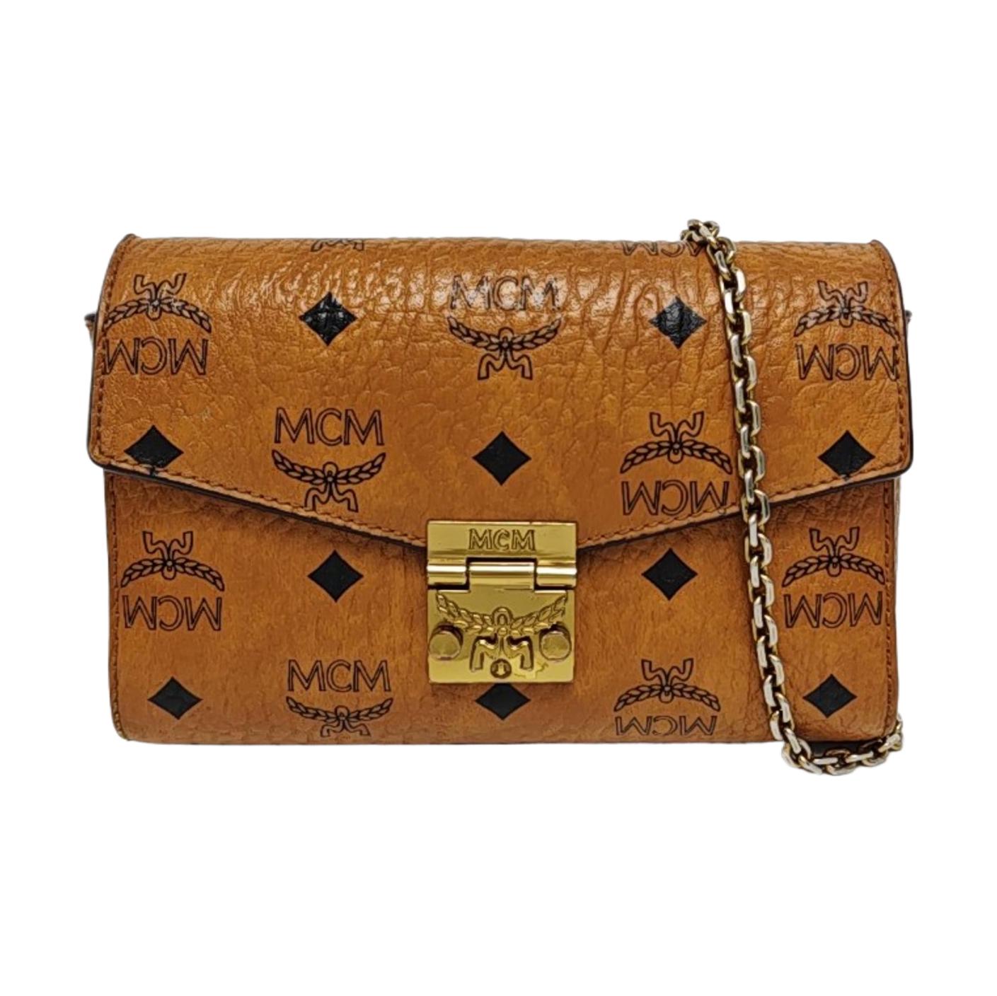 [Pre-Owned] Millie Visetos Monogram Chain Coated