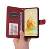 For Oppo Reno8 T 4G Phone Leather Case Calf Texture Stand Wallet Protective Phone Cover