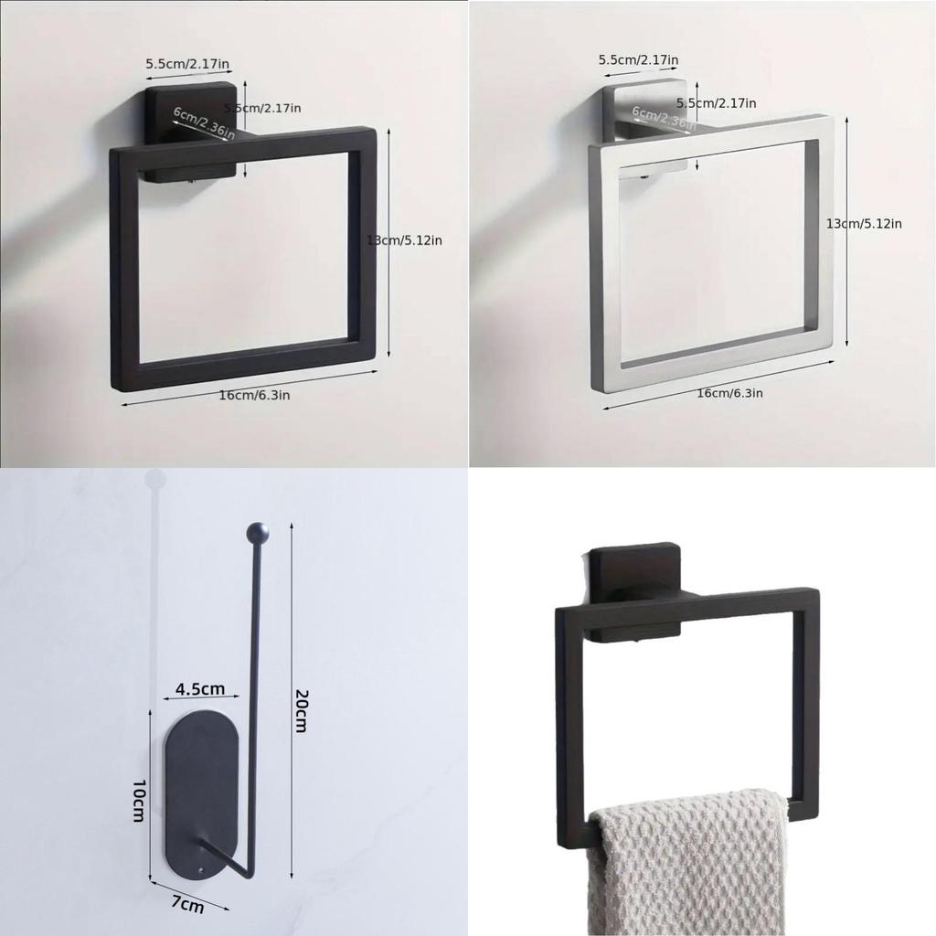 Stainless Steel Towel Ring For Bathroom With Durable Metal Holder For Home Use