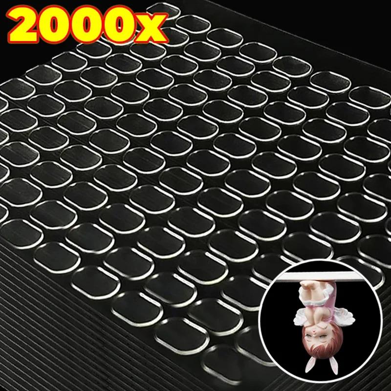 Removable Double Sided Gel Glue Pads Self Adhesive Dots Action Figures Poster Dolls Wall Hanging Clear Sticky Glue Fixed Patches