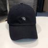 Baseball Cap Female Korean Version Simple RH Letter Washed Curved Brim Hat Street Versatile Style Youth Cap
