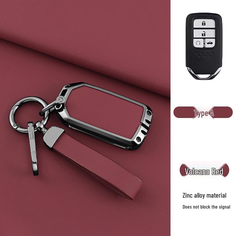 Stylish Metal Car Key Case for XRV, Fit, Vezel, URV, Fengfan, Xiangyu - Personalized Luxury Remote Shell Cover