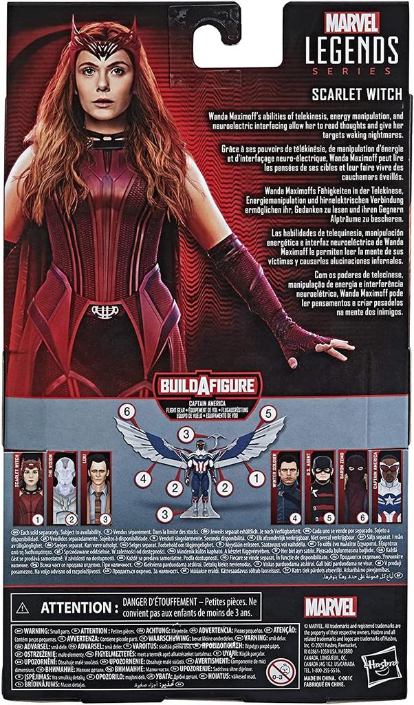 Marvel Studios Drama Series Marvel Legends Action Figure Flight Gear Series Scarlet Witch MARVEL STUDIOS 2021 MARVEL LEGENDS 6inch Action Figure