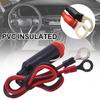 50CM 12V Car Power Supply Inverter Wire Convenient Male Plug Lighter Socket Wire Cigarette Lighter Plug Cable Adapter