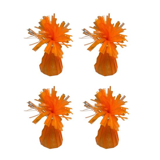 4Pcs Golden Metallic Balloon Weights Holder Reusable Non-Slip Balloons Pendants Graduation Party Christmas Wedding Decoration