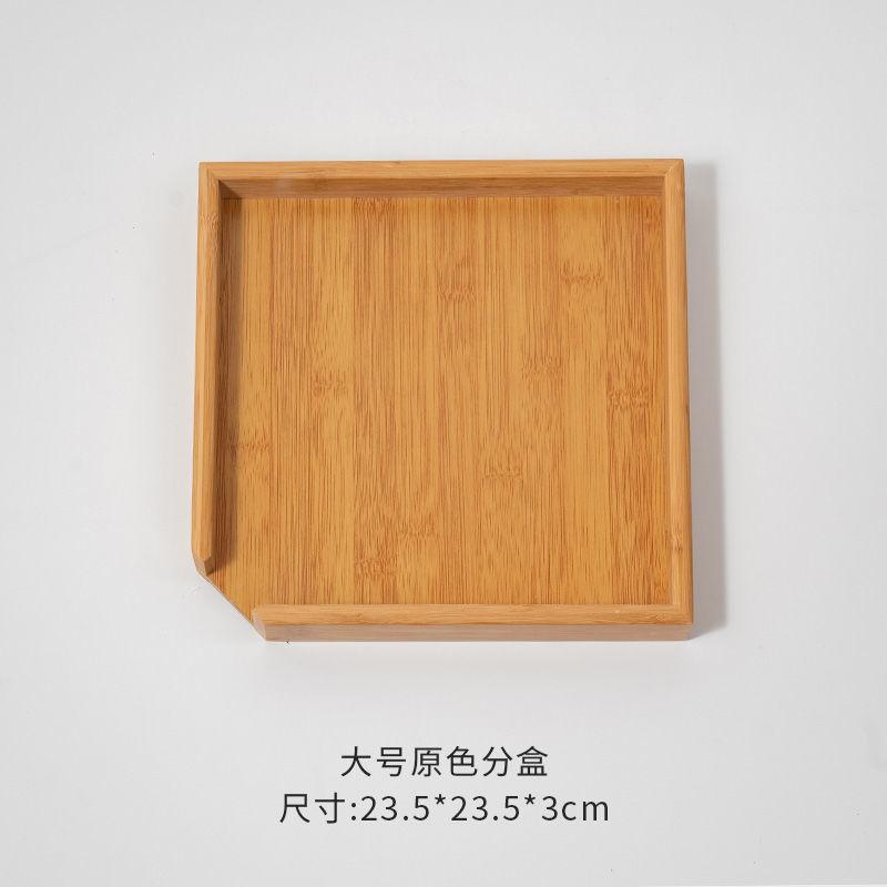 1pc Bamboo Tea Evaluation Box Knife Needle Tea Prying Tray Pu Erh Tea Distribution Tray Cake Display Tray