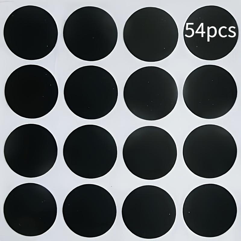 

54pcs Self-Adhesive Screw Hole Covers-PVC Dust Stickers for Furniture, Cabinets, Walls-Multi-Color Wood Grain Decorative Covers