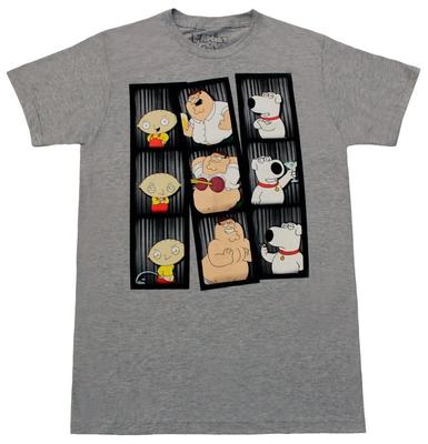 Family Guy Herren T-Shirt Lustige Fotoautomaten-Posen