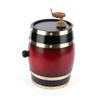 3L Household Wooden Barrels with Bracket Wine Storage Containers Multi-Purpose Retro Faucet Barrels Wine and Whisky Bar Supplies