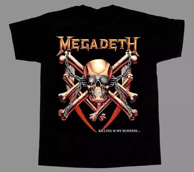Megadeth Killing Is My Business Album Unisex Baumwoll-T-Shirt, Größe S-4XL
