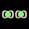 Pacifier Glow Silicone Baby Baby Gift B.box [Genuine] Blush/latte 6m+