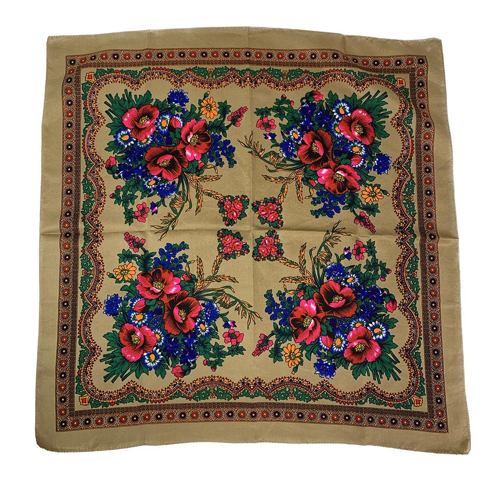 

New Featured Ethnic Fashion Scarf Russian Style Women s Headscarf Fashionable And Stylish Dust And Sun Protection
