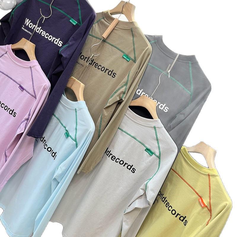 Unisex Quick-Dry Patchwork Long Sleeve Outdoor Sports Top