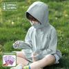 New children's sunscreen clothes, ice silk ice-feeling UV protection for boys, medium and older children, light and breathable sunscreen clothes