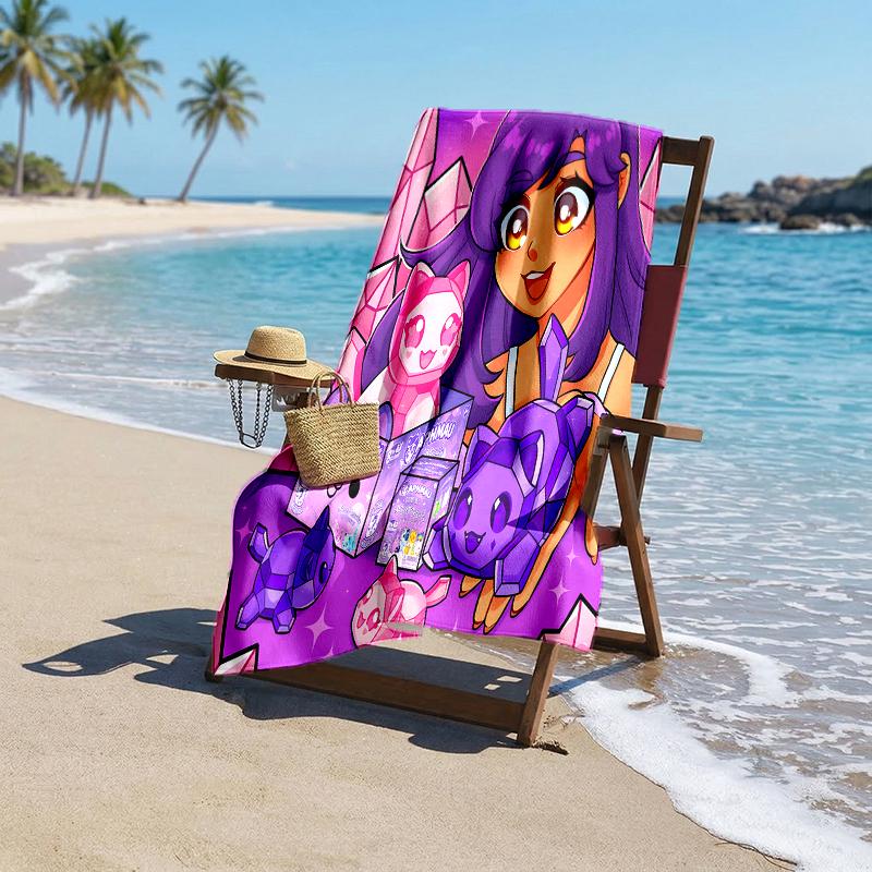 Pixel Game Fashion Beach Towel: Ideal for Summer Adventures Soft, absorbent and quick drying suitable for swimming and bathing