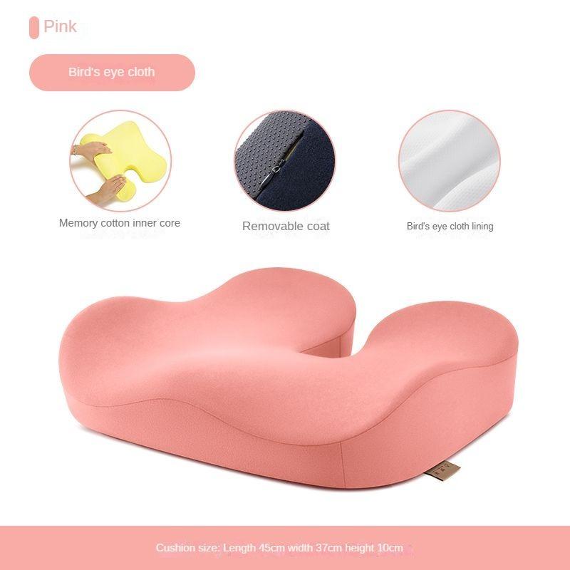 Memory Foam Chair Cushion Car Seat Support Buttock Cushion Pain Relief Orthopedic Pillow Massage Lumbar Pillow Hips Waist Pads