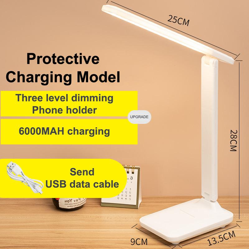 

Спальня прикроватная тумбочка кабинет студент чтение USB плагин ночник складной настольная лампа защита глаз сенсорный диммируемый светодиодный настольная лампа