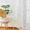 1PC LOZUJOJU 10% Blackout Tulle Simple and Versatile European Jacquard Sheer Curtain for Kitchen Living Room Bedroom Balcony Window Home Decor