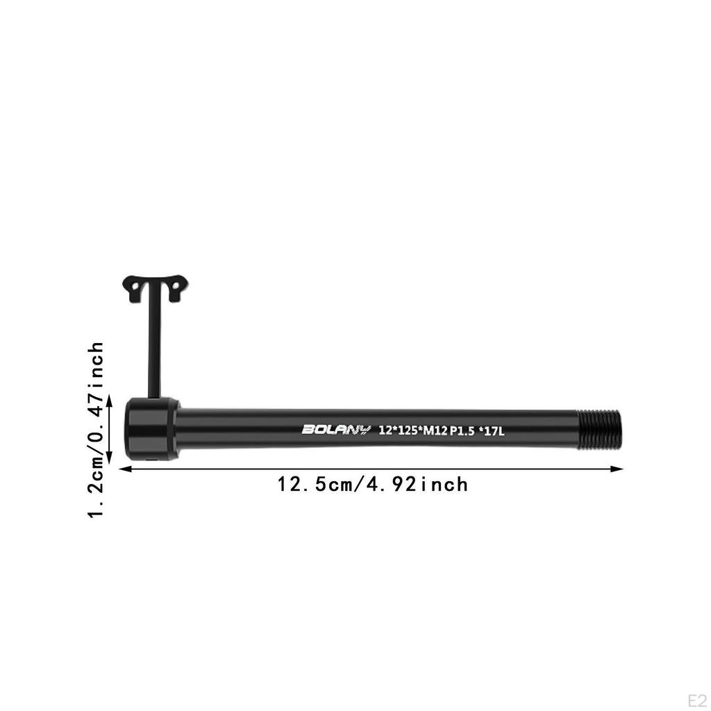 Bicycle Hub Thru Axle Rod for Easy Installation on Mountain Bikes
