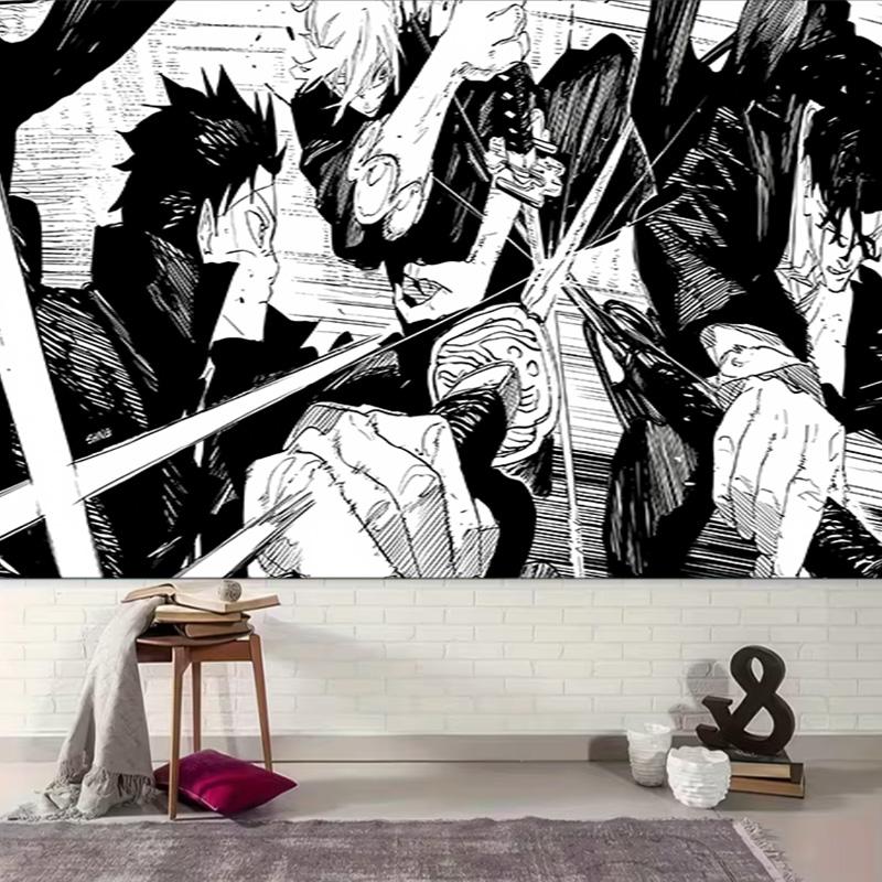 1pc Cool Anime K-Kagurabachi Tapestry, Living Room, Bedroom, Office, Party Decor, Ideal Festive Gift