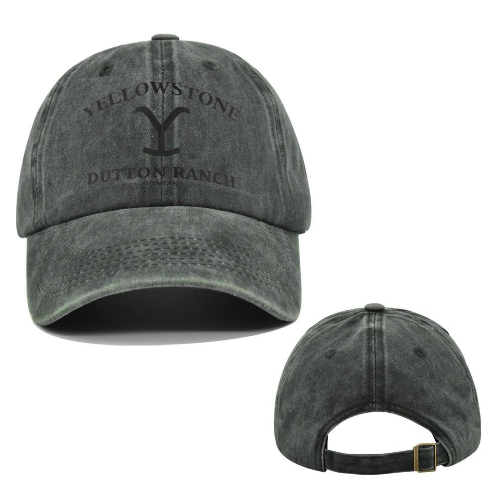 Stone Yellow Letter Embroidery Baseball Cap Sun Protection Breathable Gift Hat