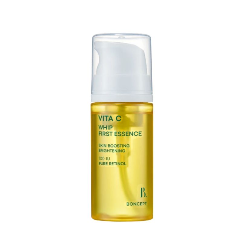 BONCEPT Vita C Whip First Essence 100ml – Brightening Vitamin C Facial Essence for Hydrated Glow Skin