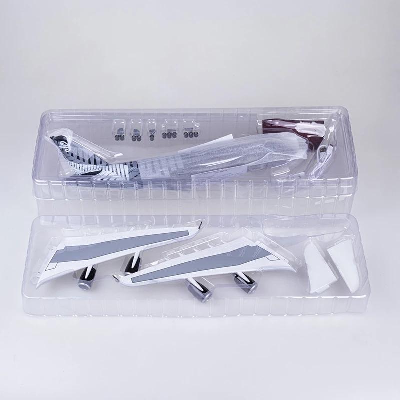 Air New Zealand Airways Airways A380 Model Plane Resin 1/160 Scale Plane With LED Lights and Wheels Enthusiasts Gift Decoration