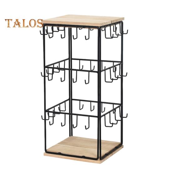 Earring Display Stand with 48 Hooks Earring Display Holder for Vendors 360 Degree All-Round Display Necklaces Bracelets Earring Card Organizer for