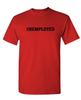 ARBEITSLOS - arbeitslos Streich lustiger Witz - Unisex Baumwolle T-Shirt Tee Shirt