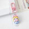 Cute Cartoon Resin Crying Girl Keychain - Doll Pendant for Bags, Backpacks, and Phones - Ideal Student Couple Gift