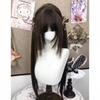 Refined Sideburns Long Double Ponytail Wig for Women